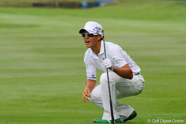 2010年 ANAオープンゴルフトーナメント2日目 石川遼 バーディチャンスにつけることが出来ず苦戦してしまった石川遼