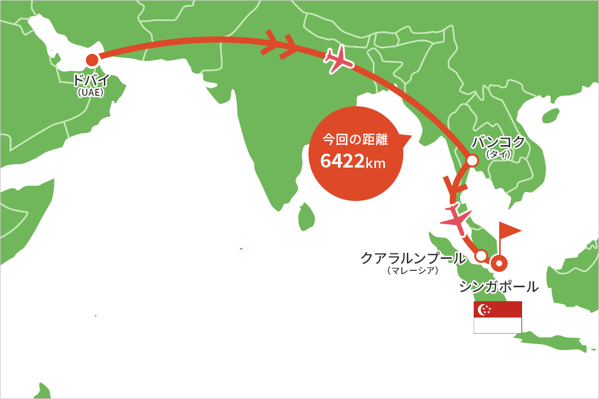 タイ、マレーシアに寄ってシンガポールへ