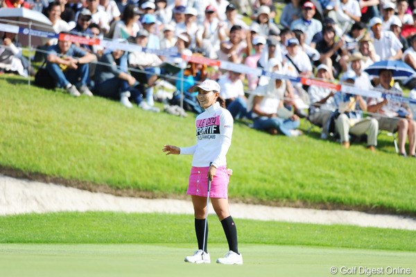 2010年 マンシングウェアレディース東海クラシック2日目 横峯さくら