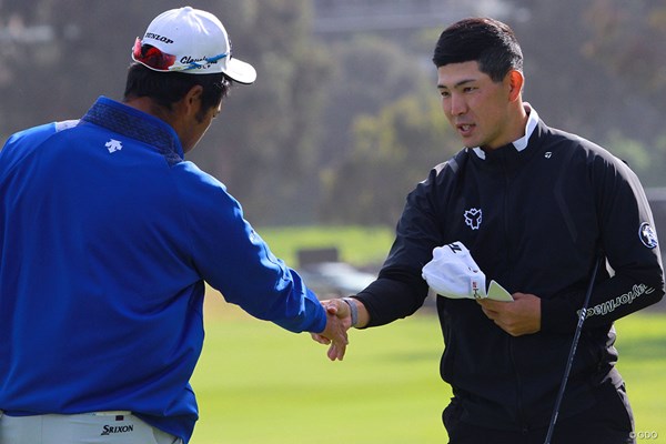 開幕2日前には松山英樹と練習ラウンドを回った中島啓太