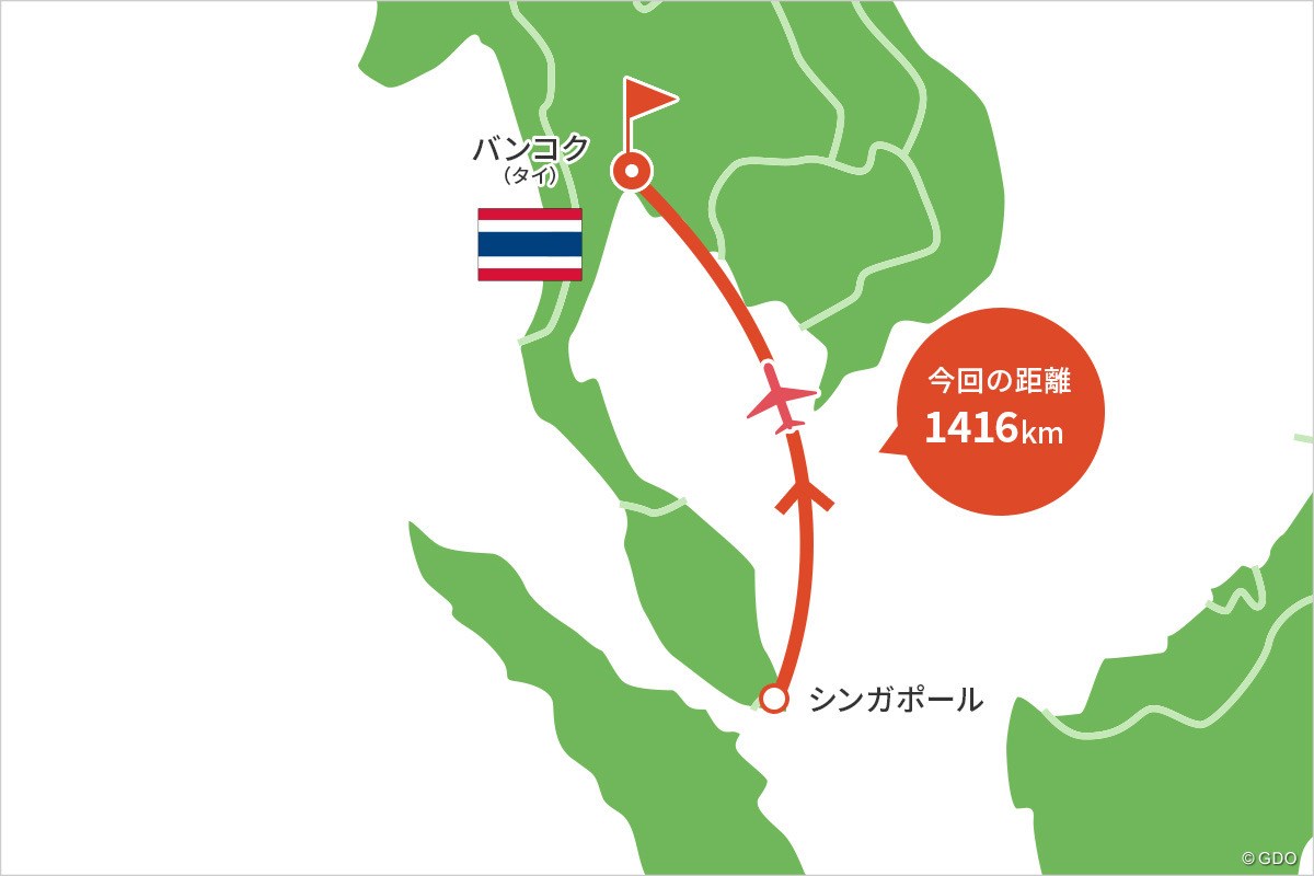 2023年 シンガポールクラシック 事前 川村昌弘マップ