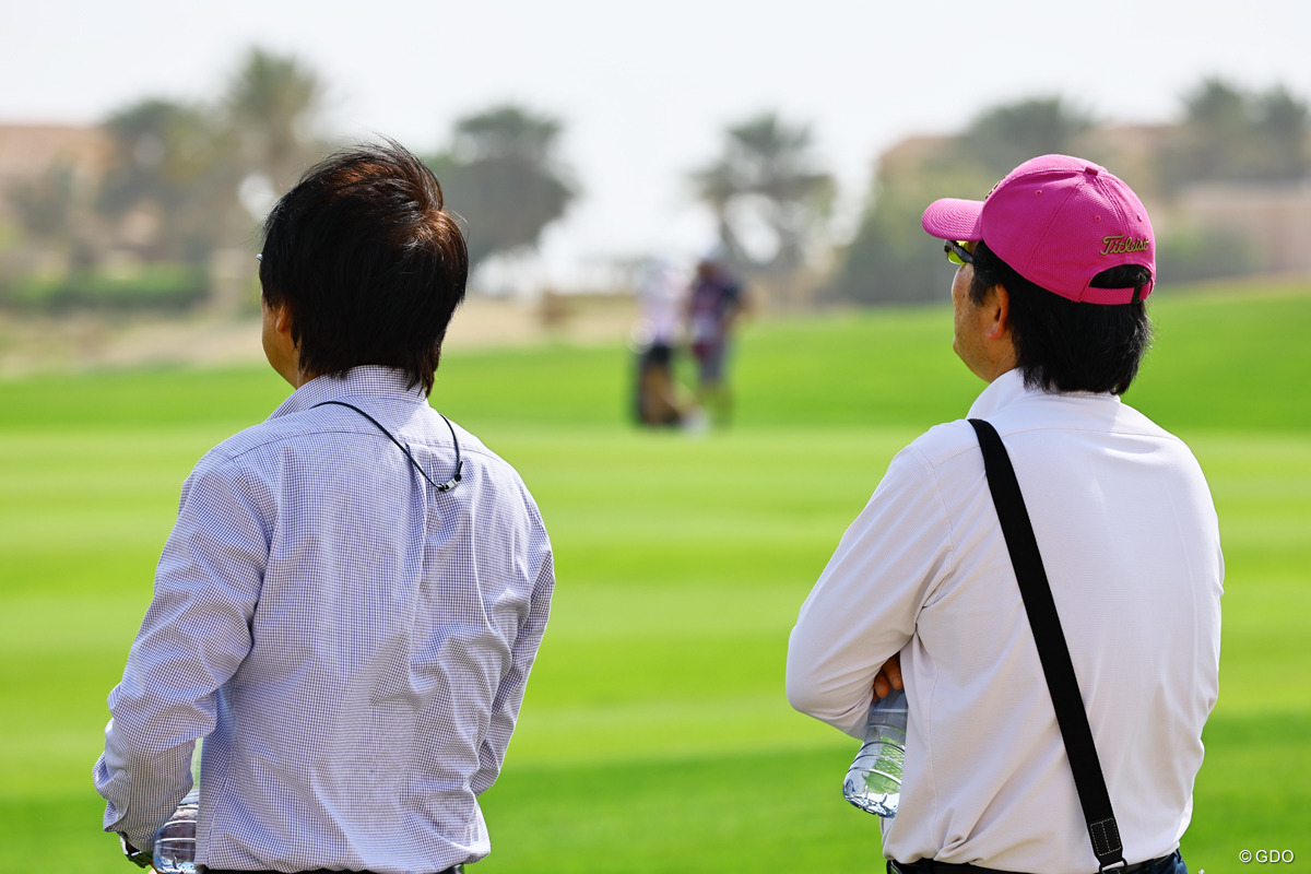 サウジのコースで日本人！