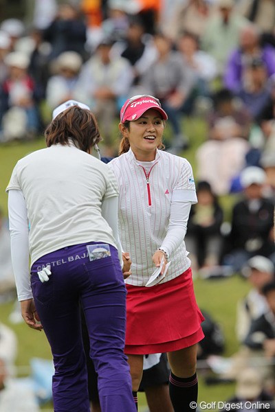 2010年 ミヤギテレビ杯ダンロップ女子オープンゴルフトーナメント初日 諸見里しのぶ