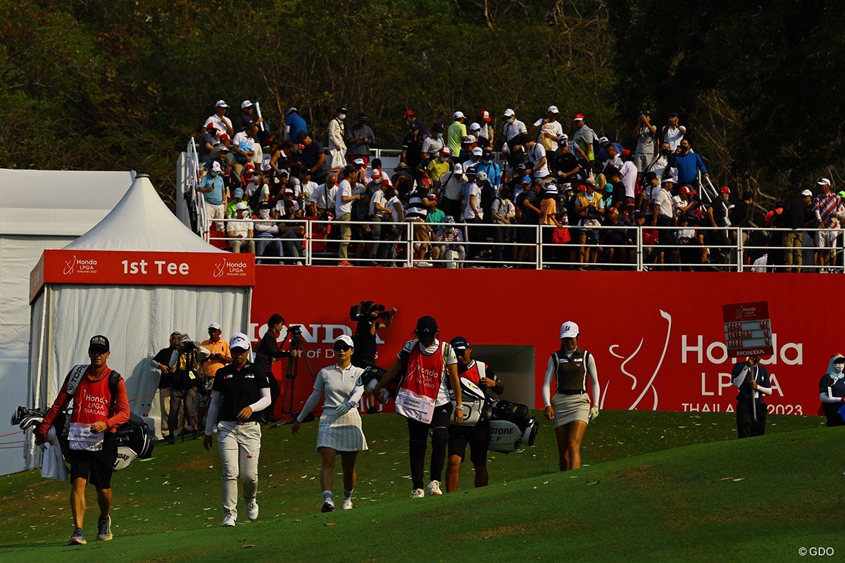 2023年 ホンダ LPGAタイランド 4日目 笹生優花 渋野日向子 馬場咲希