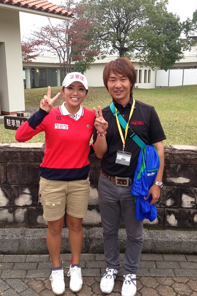 本間ゴルフと契約して2勝目となった2013年「樋口久子 森永製菓ウイダーレディス」。(提供：井上友之)