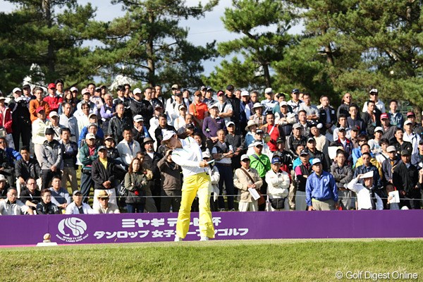 2010年 ミヤギテレビ杯ダンロップ女子オープンゴルフトーナメント最終日 横峯さくら