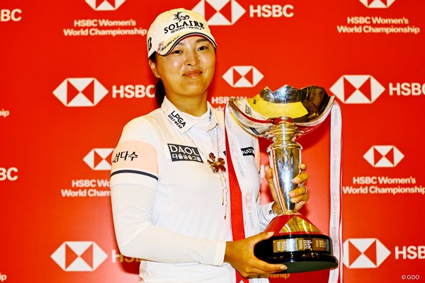 2023年 HSBC女子世界選手権 4日目 コ・ジンヨン 1年ぶりの優勝で大会連覇となったコ・ジンヨン
