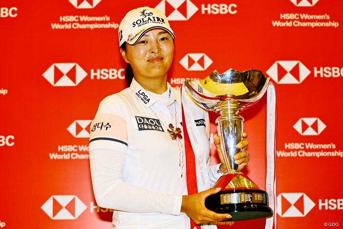 1年ぶりの優勝で大会連覇となったコ・ジンヨン 2023年 HSBC女子世界選手権 4日目 コ・ジンヨン