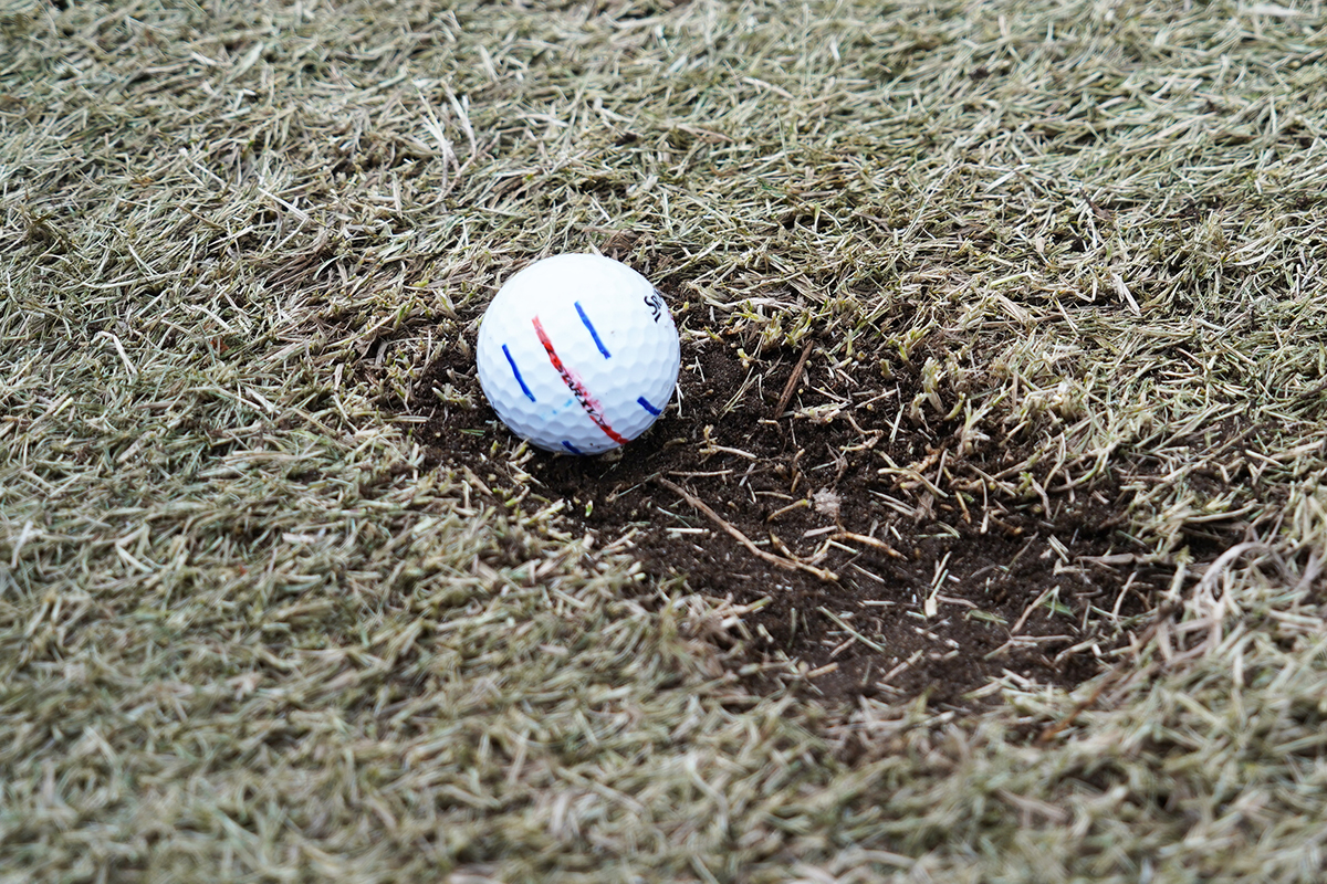 「え！今のいい当たりディボットから?」が聞こえてくる ディボット跡攻略法 大西翔太