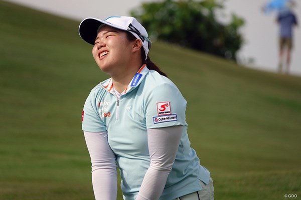 2023年 アジアパシフィック女子アマチュアゴルフ選手権 事前 寺岡沙弥香 えー！ な表情 でもフェアウェイキープ