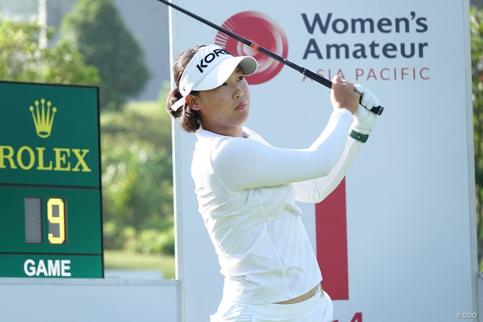 キム・ミンソル 2023年 アジアパシフィック女子アマチュアゴルフ選手権 最終日 キム・ミンソル