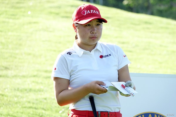 2023年 アジアパシフィック女子アマチュアゴルフ選手権 最終日 荒木優奈 優勝を狙った最終日 力が入った