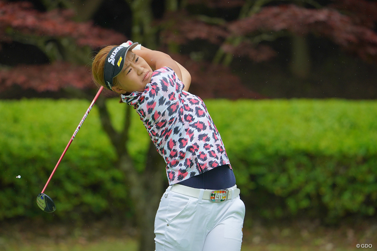 首位を守り最終日を迎える鬼頭さくら ※写真は2021年「アース・モンダミンカップ」