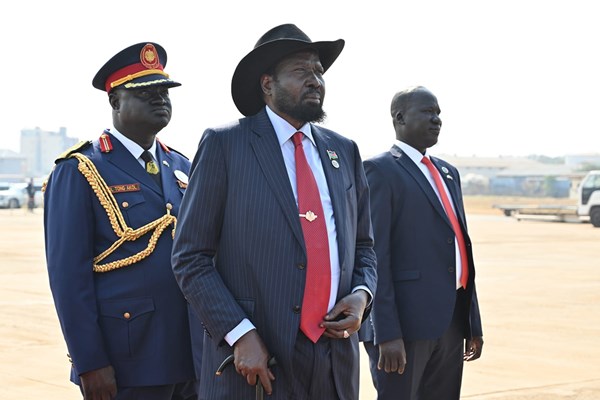 サルバ・キール・マヤルディ 南スーダン大統領 南スーダンのサルバ・キール・マヤルディ大統領。果たして…？(South Sudan Presidency Office  Handout Anadolu Agency via Getty Images)