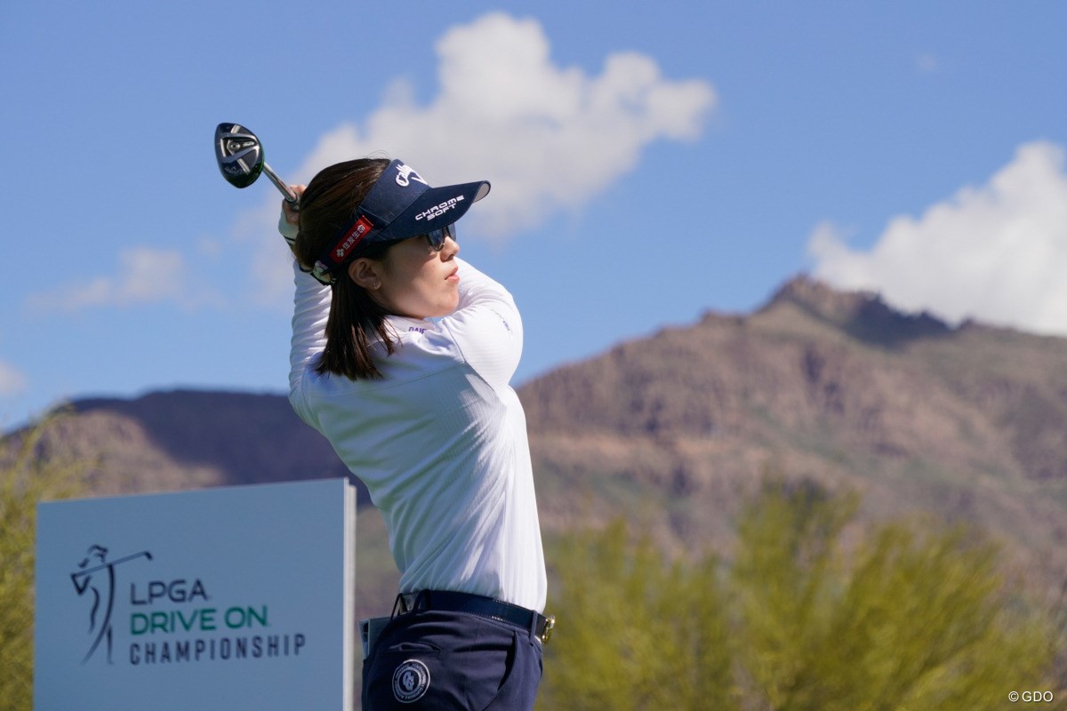 2023年 LPGAドライブオン選手権 初日 西村優菜