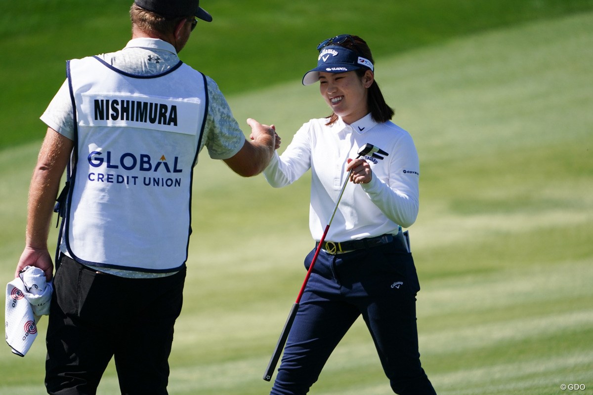 2023年 LPGAドライブオン選手権 初日 西村優菜