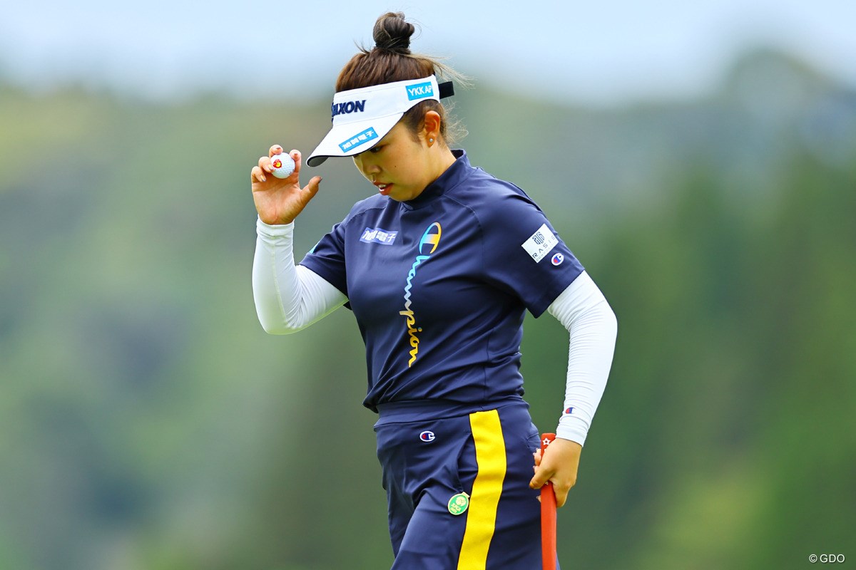 2023年 アクサレディスゴルフトーナメント in MIYAZAKI 初日 山下美夢有