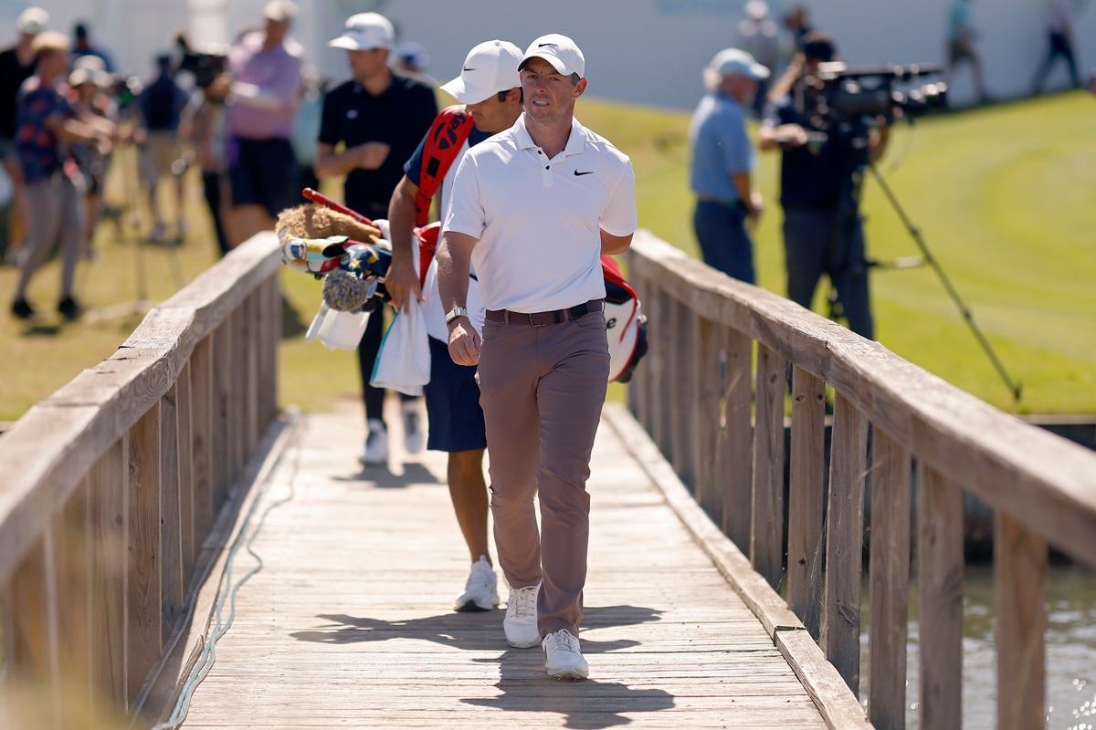 無傷の3連勝で決勝トーナメントに進むロリー・マキロイ(Mike Mulholland／Getty Images)