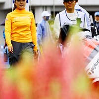 宮崎を意識したオレンジのウェアをチョイス 2023年 アクサレディスゴルフトーナメント in MIYAZAKI 最終日 山内日菜子