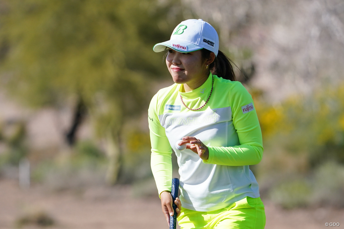 古江彩佳は世界ランク19位（写真は2023年LPGAドライブオン選手権）