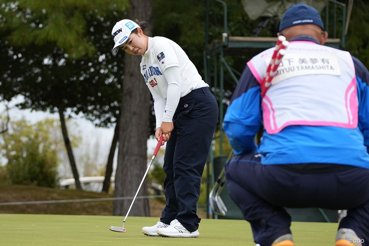 2023年 富士フイルム・スタジオアリス女子オープン 事前 山下美夢有