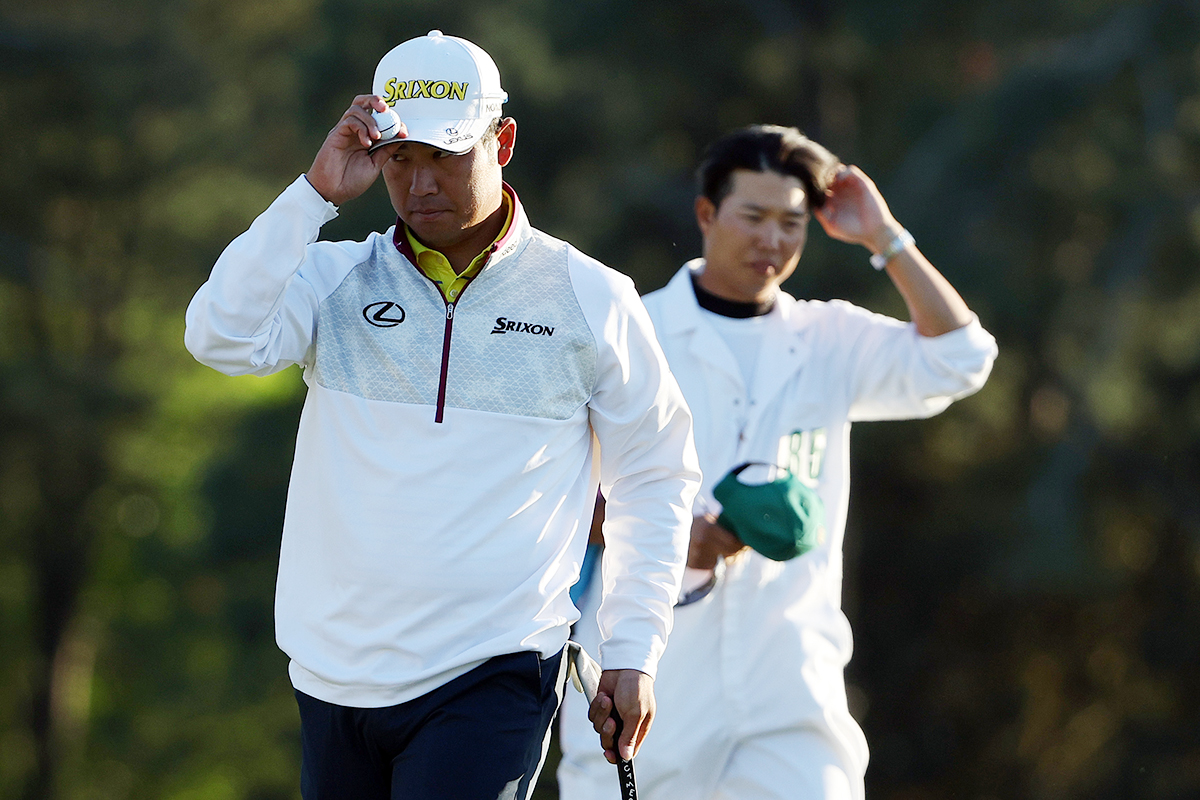 松山英樹はグリーンに苦しみ最終ラウンドで後退した(Patrick Smith/Getty Images)