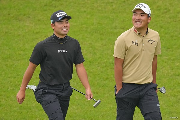 2023年 関西オープンゴルフ選手権競技 3日目 蝉川泰果 河本力 2人で楽しそうでしたね。
