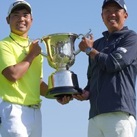 今季は残り4試合でコンビを組む予定 2023年 関西オープンゴルフ選手権競技 最終日 蝉川泰果
