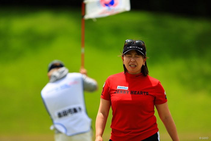 2H、腰痛かったのかな 2023年 パナソニックオープンレディースゴルフトーナメント 2日目 吉田弓美子