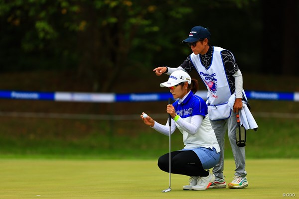 2023年 パナソニックオープンレディースゴルフトーナメント 2日目 藤田さいき 井上誠一氏設計のコースを警戒した