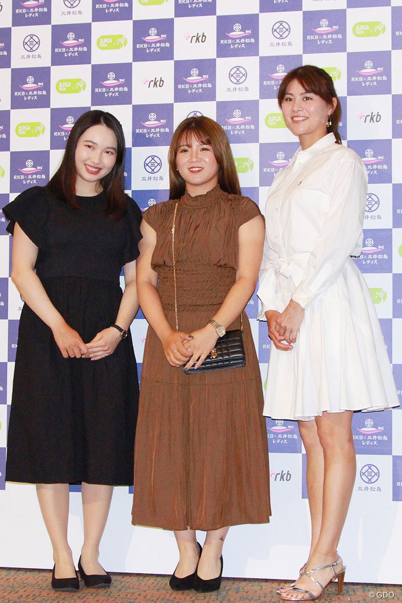 2023年 RKB×三井松島レディス 事前 小祝さくら 吉本ひかる 新垣比菜