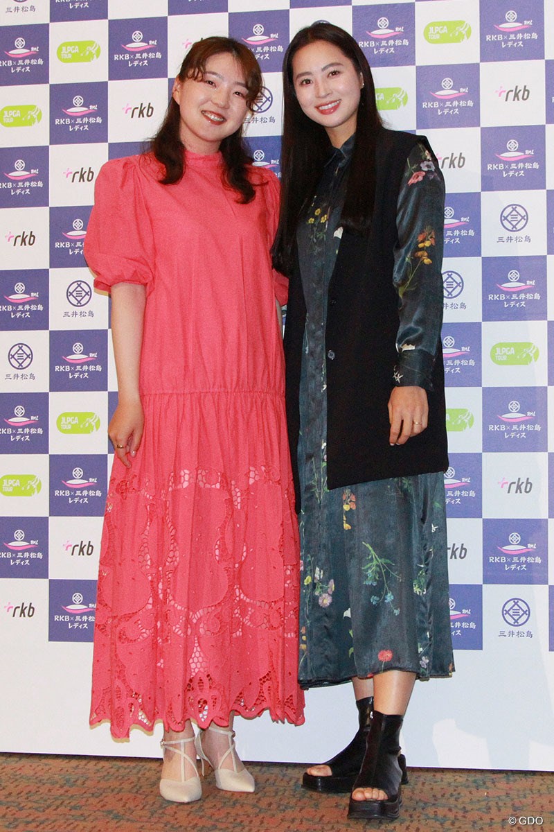2023年 RKB×三井松島レディス 事前 山内日菜子 柏原明日架