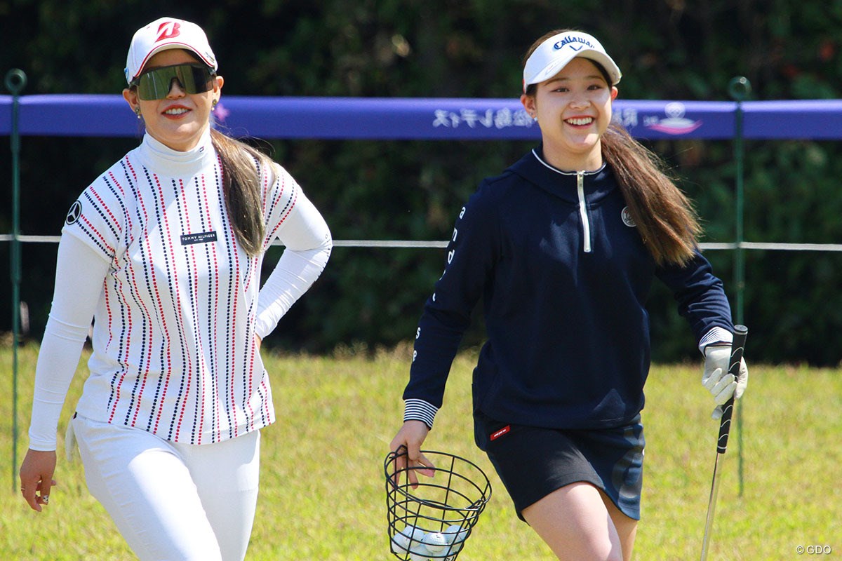 2023年 RKB×三井松島レディス 事前 吉田優利 吉田鈴