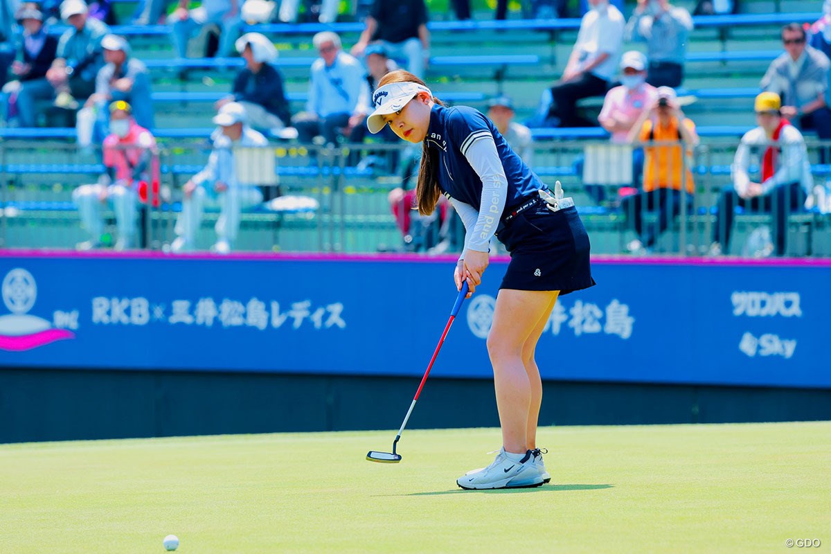 2023年 RKB×三井松島レディス 初日 吉田鈴