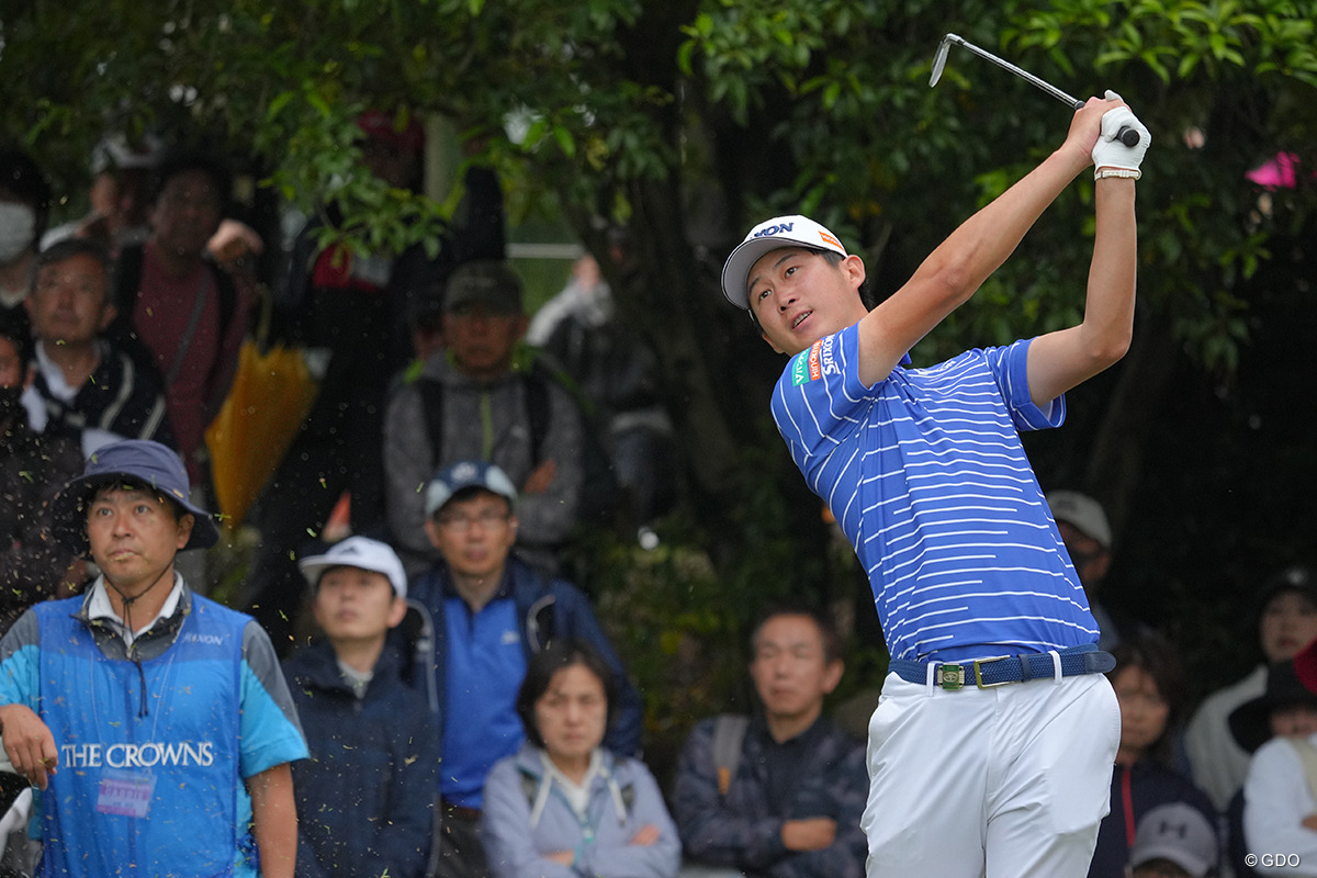 星野陸也は29位で予選通過。ホールアウト時のサプライズに驚きも ※撮影は「中日クラウンズ」