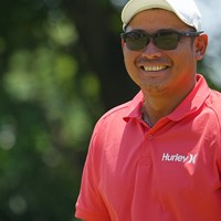 ツアー記録タイのハーフ「28」をマークした 2023年 ゴルフパートナー PRO-AMトーナメント 事前 尾崎慶輔