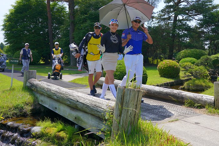 大ちゃんも楽しそうだわ。 2023年 ゴルフパートナー PRO-AMトーナメント 初日 出水田大二郎