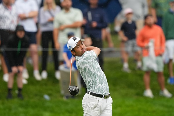 比嘉一貴は通算5オーバーで2日間を終えた(Darren Carroll／PGA of America via Getty Images)