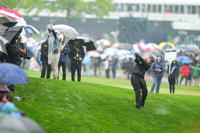 3日目は「75」で後退(Darren Carroll／PGA of America via Getty Images) 2023年 全米プロゴルフ選手権 3日目 フィル・ミケルソン