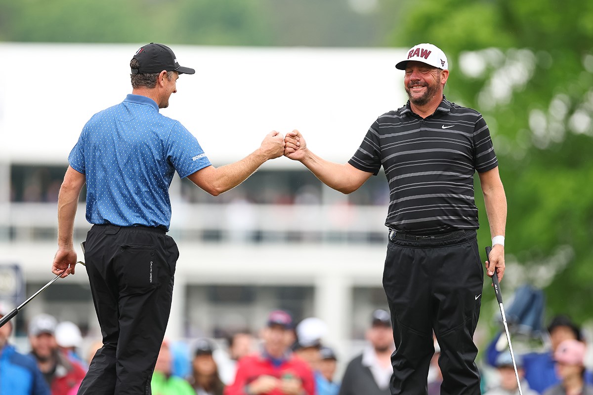 2023年 全米プロゴルフ選手権 3日目 ジャスティン・ローズ マイケル・ブロック