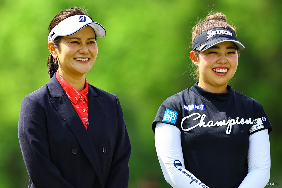 2023年 ブリヂストンレディスオープン 最終日 宮里藍 山下美夢有