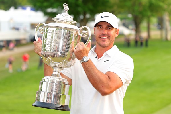 2023年 全米プロゴルフ選手権 最終日 ブルックス・ケプカ ツアー史上6人目の大会3勝目を飾ったブルックス・ケプカ(Kevin C. Cox/Getty Images)