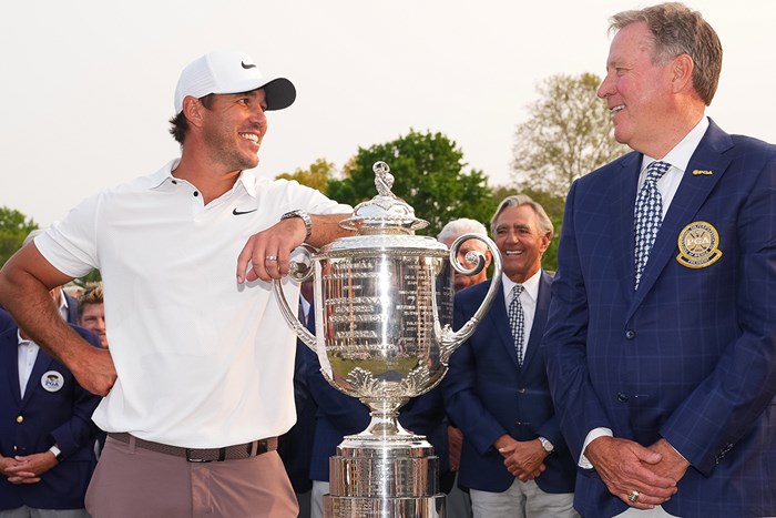 勝者の特権(Darren Carroll／PGA of America via Getty Images) 2023年 全米プロゴルフ選手権 最終日 ブルックス・ケプカ