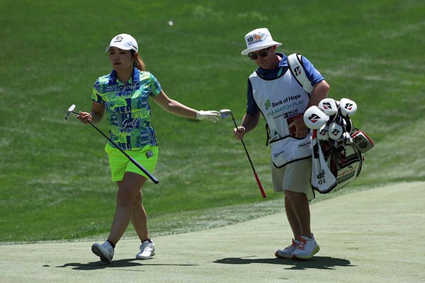 古江彩佳が3戦全勝で決勝進出を決めた(Harry How/Getty Images)