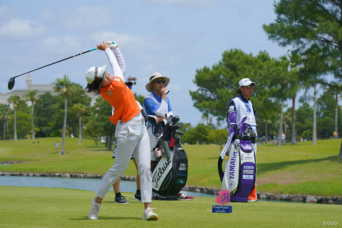 8番280yPar4、ワンオン成功！イーグルとは行きませんでしたが、楽々バーディ！ 2023年 リゾートトラスト レディス 3日目 神谷そら  フォトギャラリー｜GDO