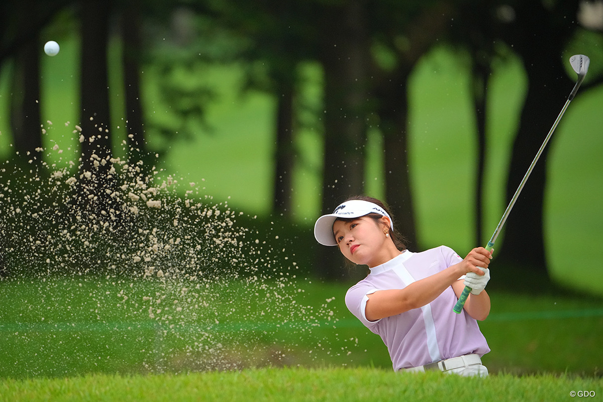 首位と1打差で最終日を迎える廣田真優※撮影は22年「アース・モンダミンカップ」