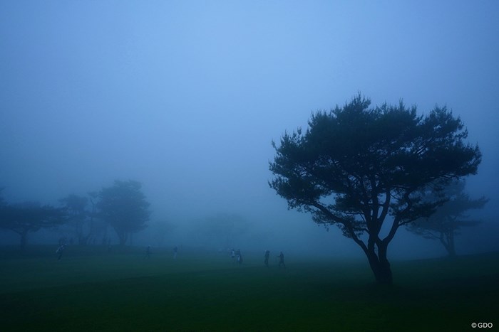 1Rは濃霧のためサスペンデッドが決まった 2023年 リシャール・ミル ヨネックスレディスゴルフトーナメント 2日目 コース