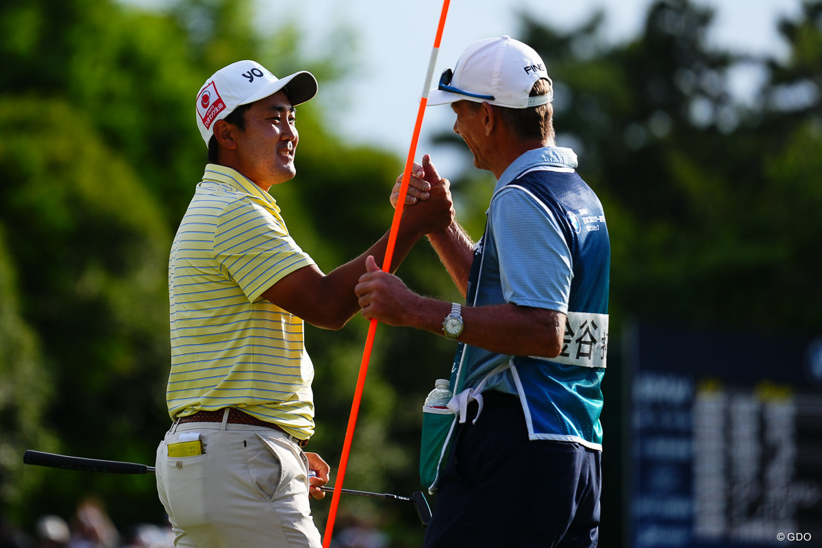 国内メジャー初優勝を遂げた金谷拓実