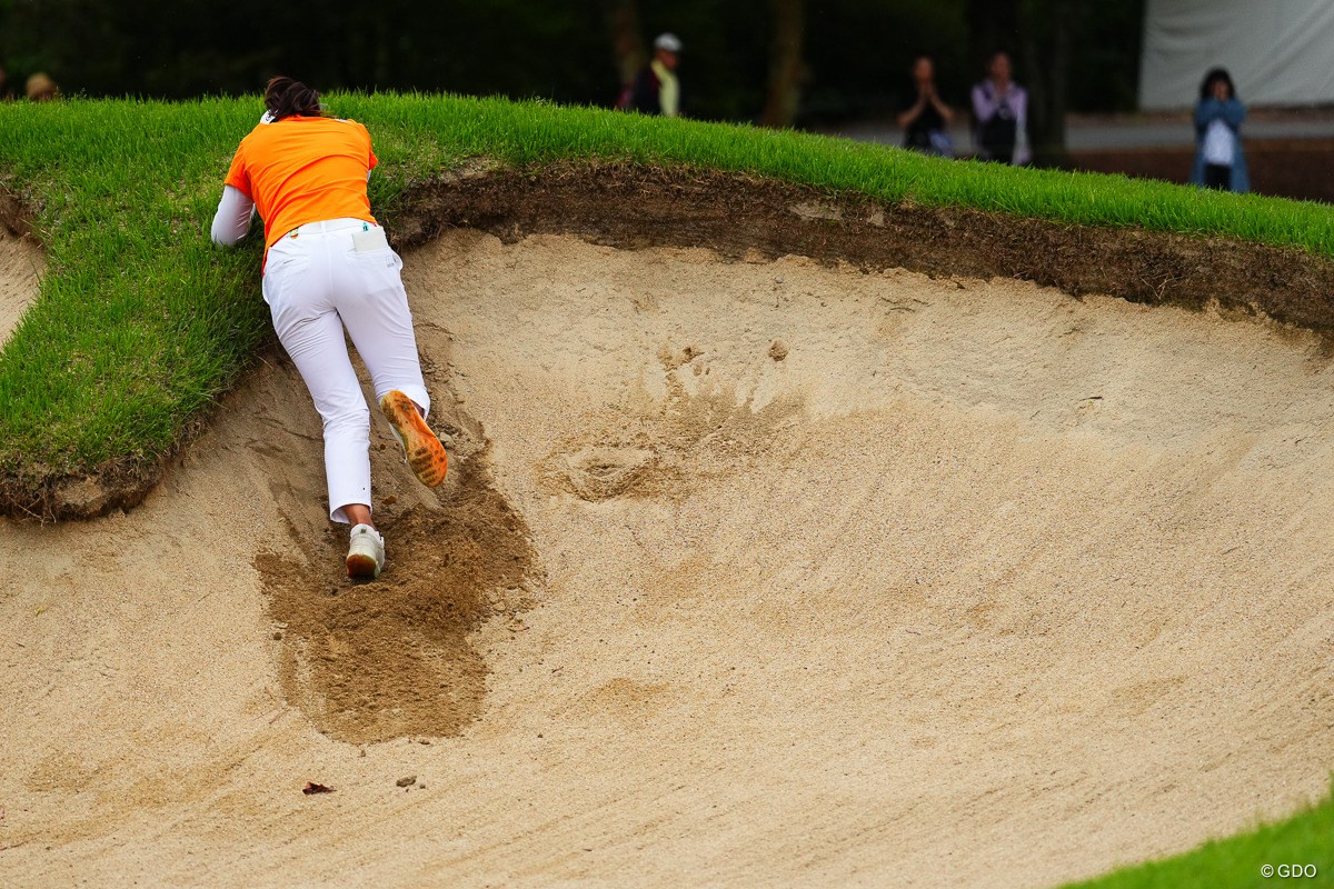 2023年 宮里藍サントリーレディスオープンゴルフトーナメント 初日 神谷そら