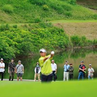 みんな見てますよ 2023年 ASO飯塚チャレンジドゴルフトーナメント 最終日 塚田陽亮
